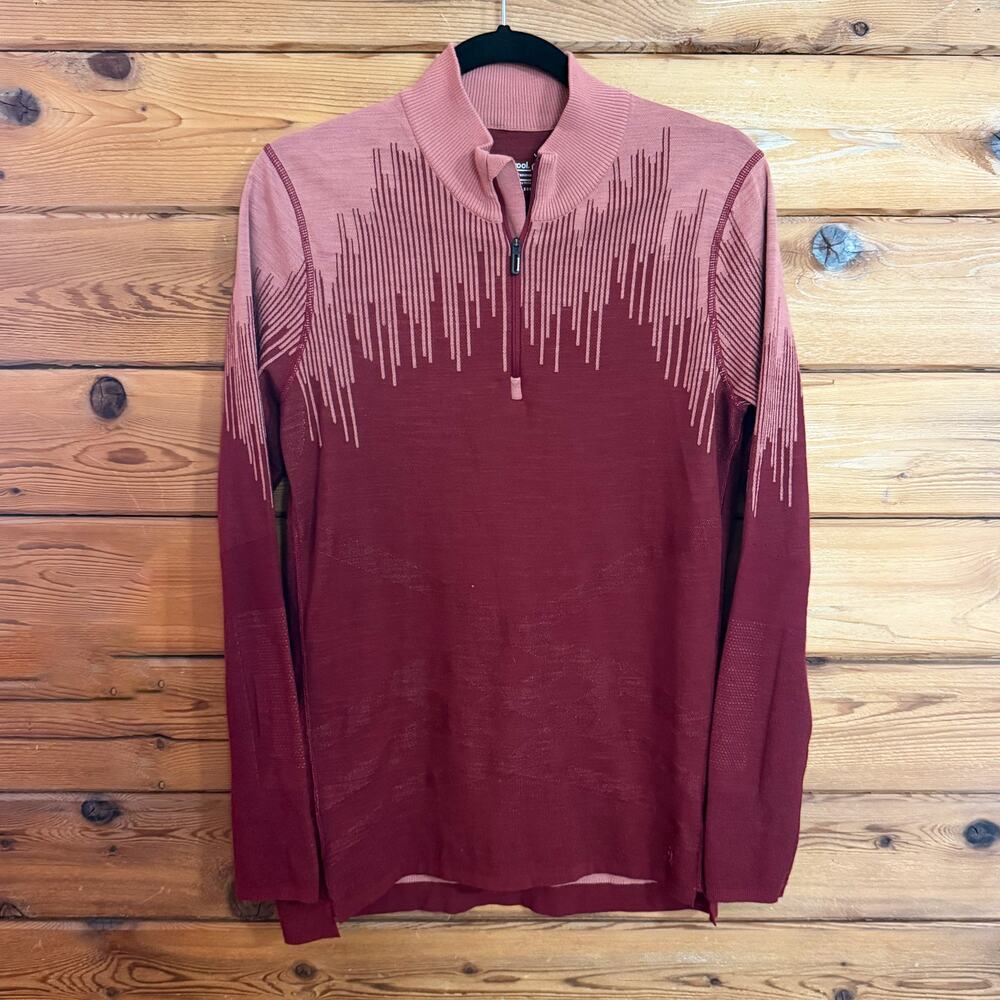 Smartwool Intraknit Merino 200 Pattern 1/4-Zip Top Women's XL